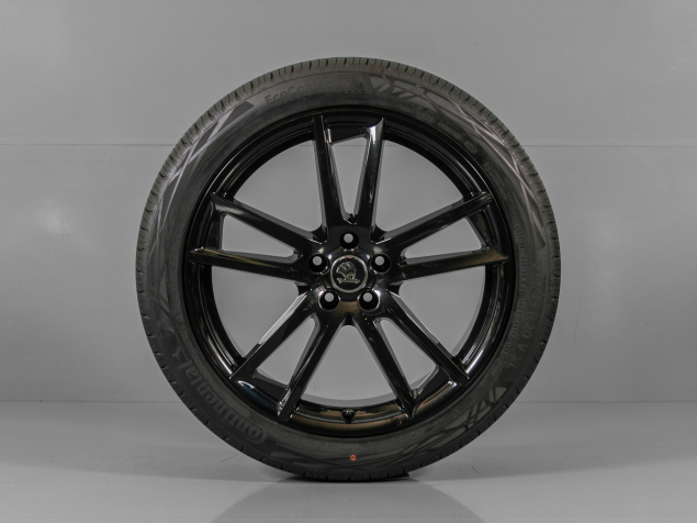 ŠKODA KODIAQ, WI220-8020, 235/45 R20 5x112, NOVÁ LETNÍ ALU SADA ČERNÁ