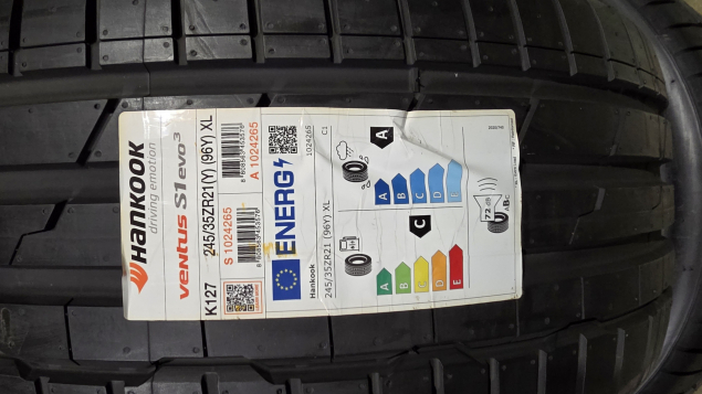 NOVÉ LETNÍ PNEUMATIKY HANKOOK 245/35 R21 EAN: 8808563453576