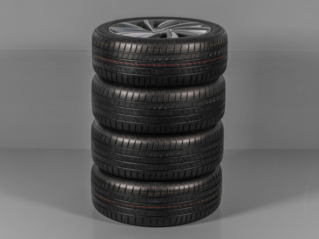 ŠKODA OCTAVIA IV, 5E3601025H/AG, 5E3071498H HA7, 225/45 R18, 5x112, ORIGINÁLNÍ LETNÍ ALU SADA PERSEUS