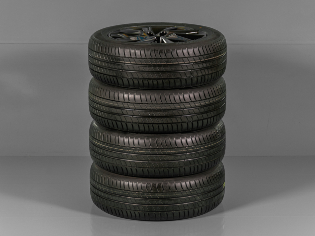 ŠKODA RAPID, 60U601025D/E, 195/55 R16 5x100, ORIGINÁLNÍ LETNÍ DEMO ALU SADA