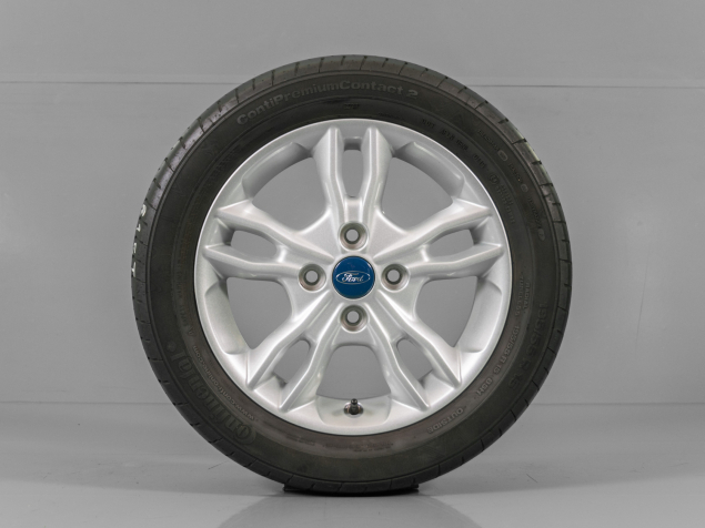 FORD FIESTA OD 2012, E1BJ-1007-AA, 195/55 R15 4x108, TPMS, ORIGINÁLNÍ LETNÍ ALU SADA