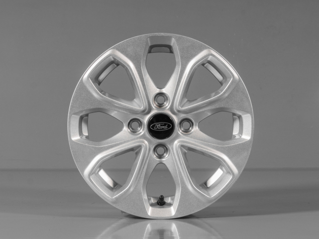 FORD FIESTA 5,5x14 4x108 ET37,5 E3B1-A2A SNÍMAČE TLAKU, ORIGINÁLNÍ DEMO ALU KOLA