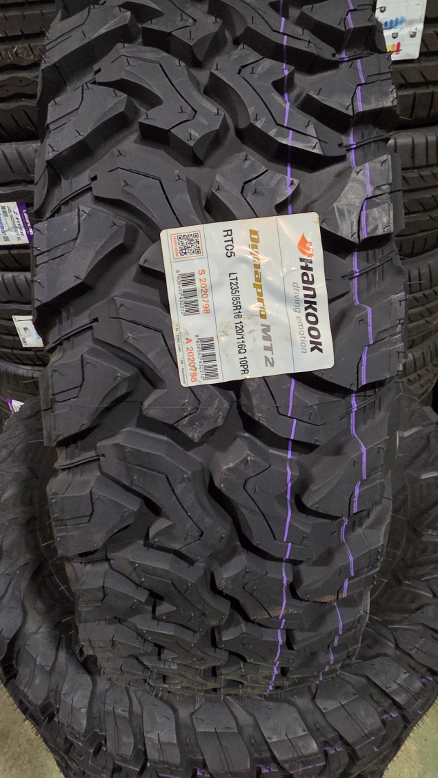 NOVÉ CELOROČNÍ PNEUMATIKY HANKOOK DYNAPRO MT2 OFFROAD LT 235/85 R16