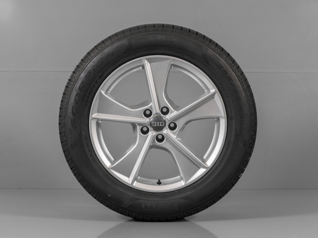 AUDI Q7 4M, 4M0601025L, 255/55 R19, 5x112, NOVÁ ORIGINÁLNÍ ZIMNÍ ALU SADA