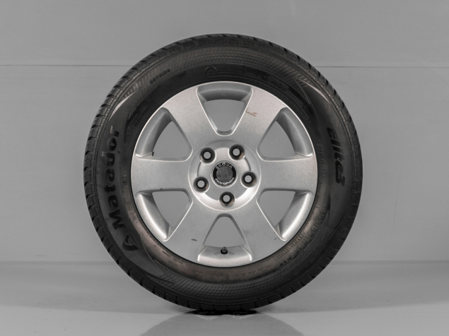ŠKODA OCTAVIA II, 1Z0601025K, R15, 5x112, ORIGINÁLNÍ LETNÍ ALU SADA