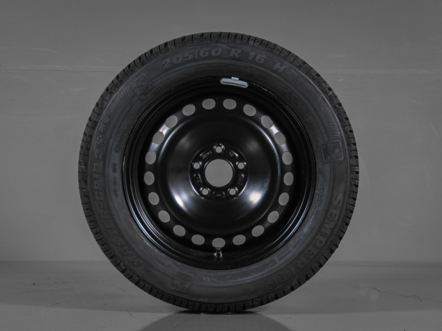 FORD FOCUS, DM5C-AB, 205/60 R16 5x108, TPMS, NOVÁ ZIMNÍ OCELOVÁ SADA