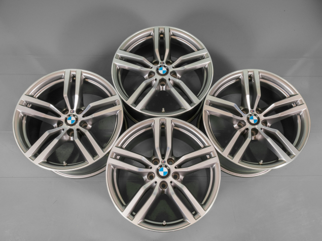 BMW X6 9,0x19 5x120 ET48 + 9,0x19 5x112 ET18 7849629, 7850070 DVOUROZMĚRNÁ ORIGINÁLNÍ ALU KOLA SNÍMAČE TLAKU