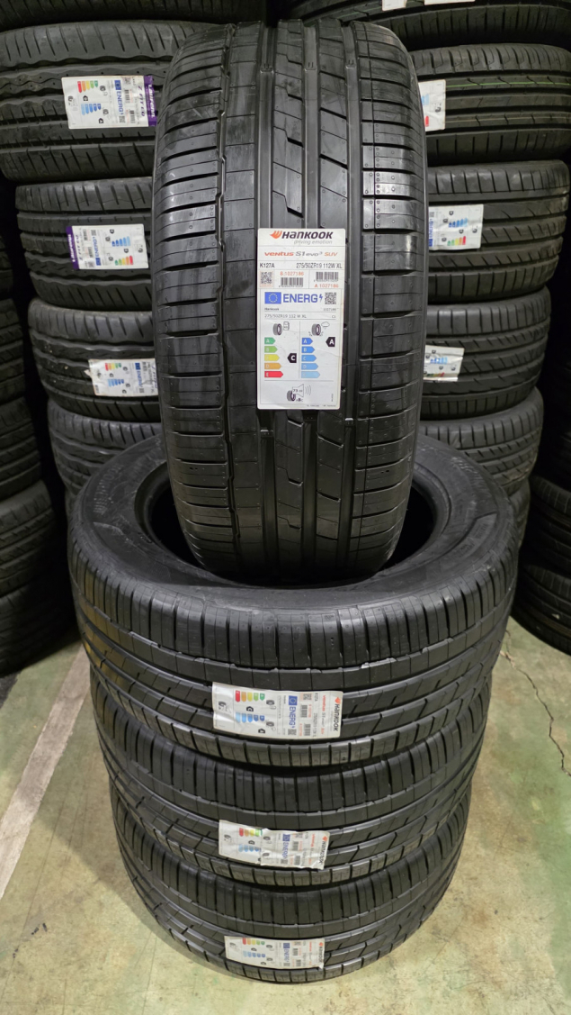 275/50 R19 112W, NOVÉ LETNÍ PNEUMATIKY HANKOOK, K127A VENTUS S1 EVO3 SUV EAN: 8808563515250