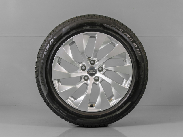 AUDI A7, 4K8601025A, 225/55 R18 5x112, ORIGINÁLNÍ DEMO ZIMNÍ ALU SADA