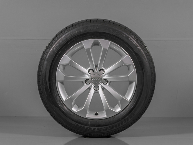 AUDI Q5 8R, 8R0 601 025 BH, 235/60 R18 5x112, ORIGINÁLNÍ LETNÍ ALU SADA