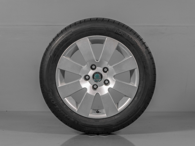 ŠKODA SUPERB, 3U0601025A, 205/55 R16 5x112, ORIGINÁLNÍ LETNÍ ALU SADA