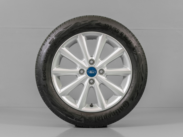 FORD FIESTA, TRANSIT, FV1C-1007-AA, 195/55/16, TPMS, ORIGINÁLNÍ LETNÍ ALU SADA