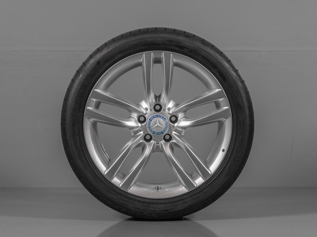 MERCEDES SL, A2314011002, R18 5x112, TPMS, ORIGINÁLNÍ LETNÍ DVOUROZMĚRNÁ ALU SADA
