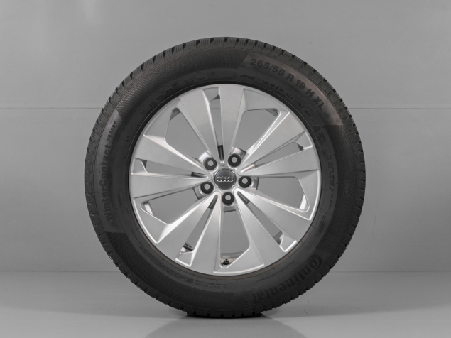 AUDI Q8, 4M8601025, 265/55 R19, ROZTEČ 5x112, ORIGINÁLNÍ ZIMNÍ ALU SADA