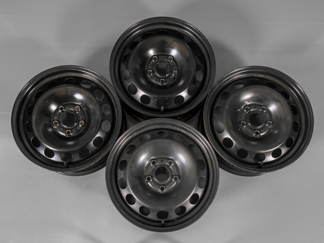 ŠKODA OCTAVIA 6,5X16 5X112 ET50 1K0601027AK/AH ORIGINÁLNÍ OCELOVÉ DISKY