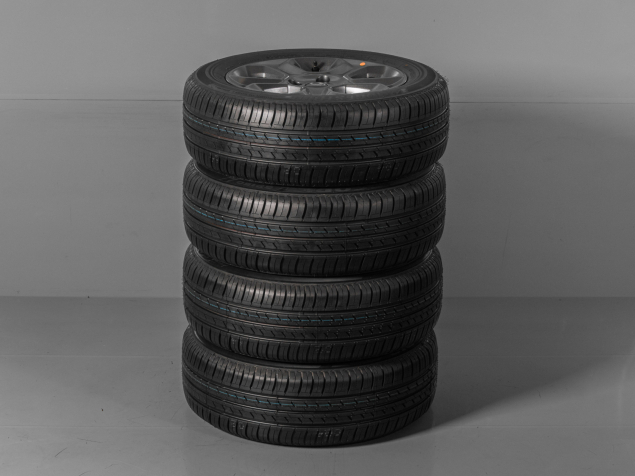 FORD ECOSPORT, GB15-B2B, 205/60 R16 4x108, SNÍMAČE TLAKU, ORIGINÁLNÍ LETNÍ ALU SADA