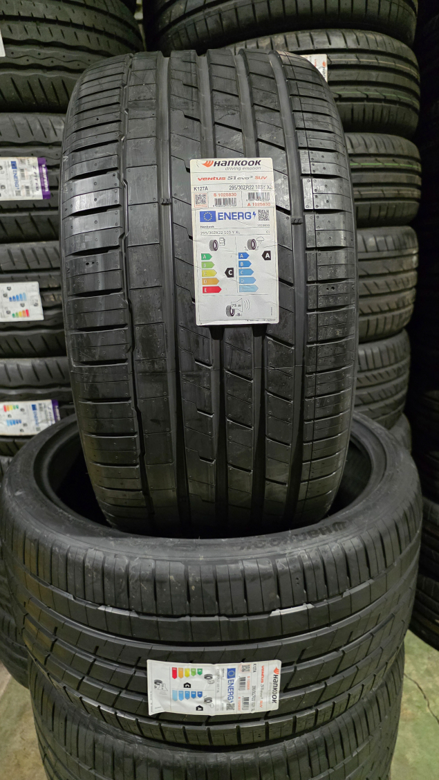 NOVÉ LETNÍ PNEUMATIKY HANKOOK 295/30 R22, EAN: 8808563472768