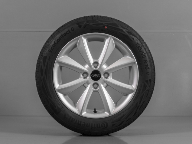 FORD FIESTA MK7 195/55 R16 4x108 TPMS LETNÍ ALU SADA