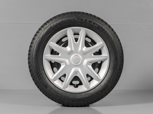 FORD FIESTA MK5, MK6 H1BC-1015-AA, 195/60 R15, 4X108, TPMS, ORIGINÁLNÍ OCELOVÁ CELOROČNÍ SADA