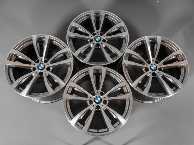 BMW X5, X6 10,0x20 5x120 ET40 + 11,0x20 5x120 ET37 7846790, 7846791 ORIGINÁLNÍ DVOUROZMĚRNÁ ALU KOLA