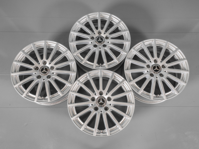 MERCEDES C-CLASS 6,5x16 5x112 ET38 A2054012502 SNÍMAČE TLAKU ORIGINÁLNÍ ALU KOLA
