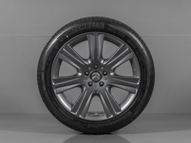 MERCEDES S CLASSE W222, A2224012102, 275/40 R19, TPMS, DVOUROZMĚRNÁ ORIGINÁLNÍ LETNÍ ALU SADA