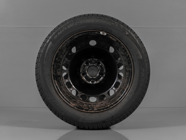 VW PASSAT, EOS ZIMNÍ SADA OCELOVÝCH KOL 205/55 R16, ROZTEČ 5x112