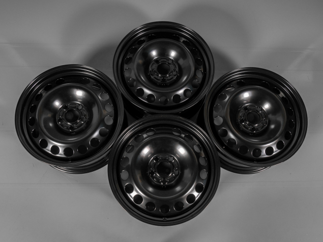 FORD S-MAX 7,5x17 5x108 ET55 EM2C-B1A TPMS, NOVÉ OCELOVÉ DISKY