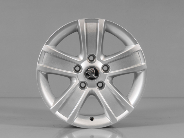 ŠKODA OCTAVIA II 6,5x15 5x112 ET50 1Z0601025S ORIGINÁLNÍ ALU KOLA