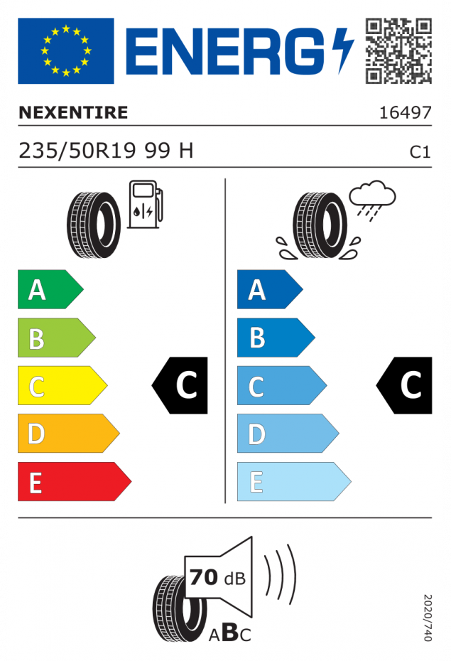 235/50 R19 99H DEMO CELOROČNÍ PNEUMATIKY NEXEN
