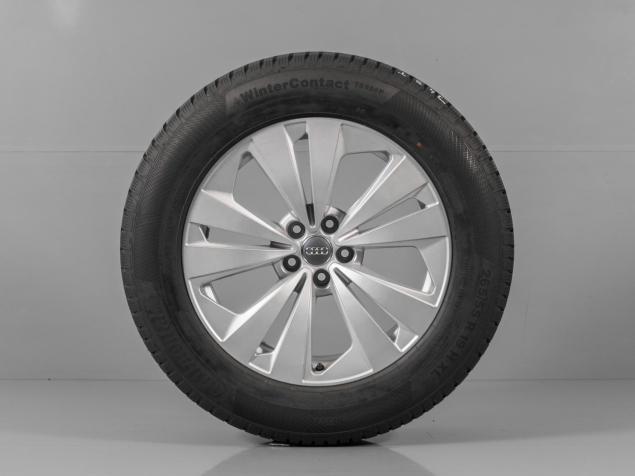 AUDI Q8, 4M8601025, 265/55 R19, ROZTEČ 5x112, ORIGINÁLNÍ ZIMNÍ ALU SADA