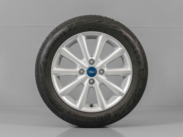 FORD FIESTA, TRANSIT, FV1C-1007-AA, 195/55/16, TPMS, ORIGINÁLNÍ LETNÍ ALU SADA