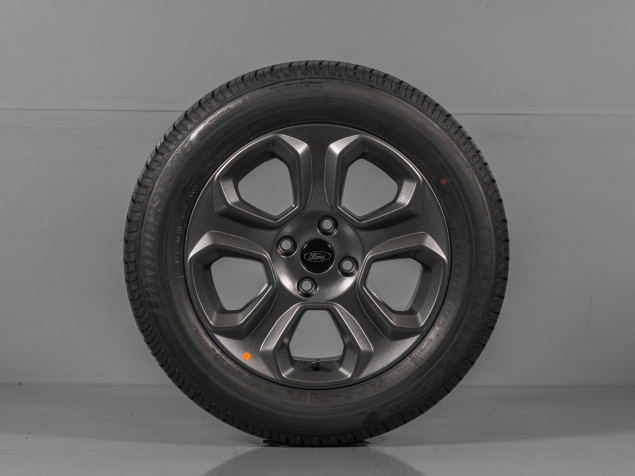 FORD ECOSPORT, GB15-B2B, 205/60 R16 4x108, SNÍMAČE TLAKU, ORIGINÁLNÍ LETNÍ ALU SADA