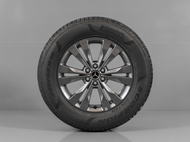 MERCEDES-BENZ X-CLASS, Q44019171004E, 255/60 R18, 6x114,3, TPMS, NOVÁ ORIGINÁLNÍ ZIMNÍ ALU SADA