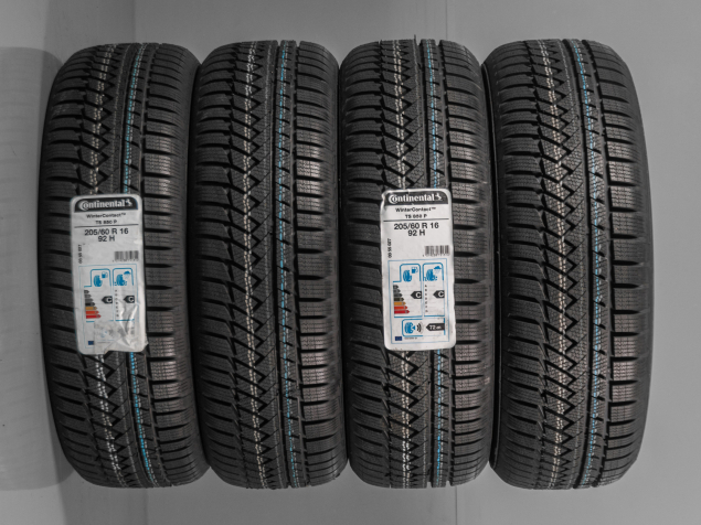 CONTINENTAL WINTER CONTACT TS 850P 205/60 R16 92H 4019238751314 NOVÉ ZIMNÍ PNEUMATIKY