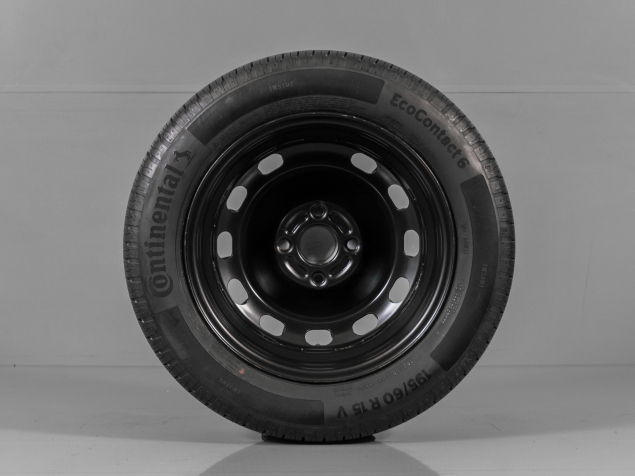 FORD TRANSIT COURIER ET76-1100-AA/BA ORIGINÁLNÍ OCELOVÁ LETNÍ SADA R15, 4x108, SNÍMAČE TLAKU