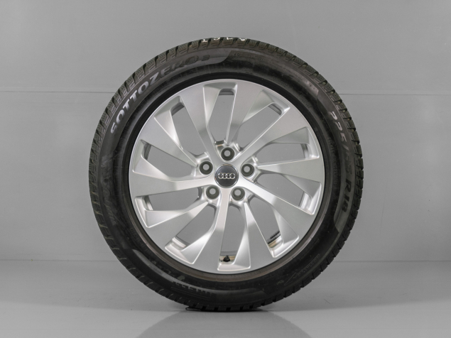 AUDI A7, 4K8601025A, 225/55 R18 5x112, ORIGINÁLNÍ DEMO ZIMNÍ ALU SADA