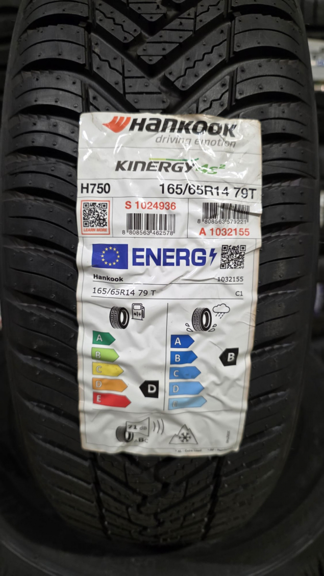 165/65 R14 79T HANKOOK NOVÉ CELOROČNÍ M+S PNEU EAN: 8808563462578