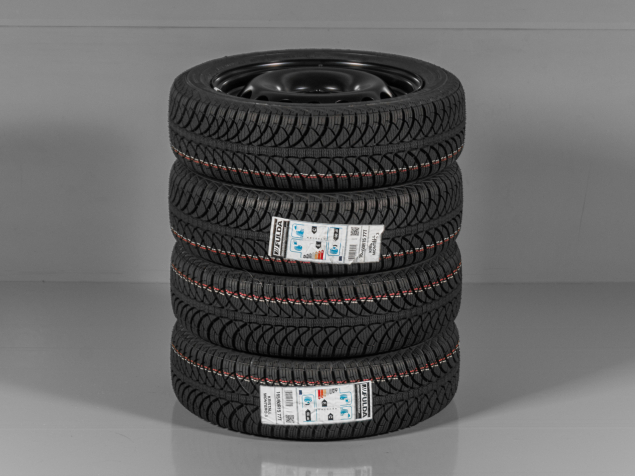 TOYOTA AYGO, CITROEN C1, 4150210, 4x100 165/60 R15, NOVÁ ORIGINÁLNÍ OCELOVÁ ZIMNÍ SADA