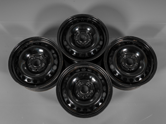 AUDI A4, VW PASSAT, OCTAVIA, AD 515008, R15, 5x112, ORIGINÁLNÍ OCELOVÉ DISKY