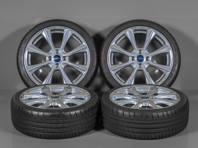 FORD FIESTA, K1BJ-C1A-F0075K1, 205/40 R18 4x108, TPMS, ORIGINÁLNÍ LETNÍ ALU SADA