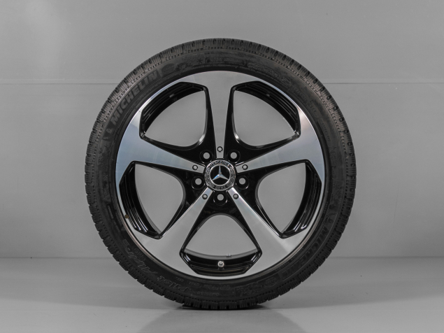 MERCEDES C-CLASS A2054014600 245/40 R18 ET44 + A2054014700 225/45 R18 ET56 ORIGINÁLNÍ ZIMNÍ DVOUROZMĚRNÁ ALU SADA