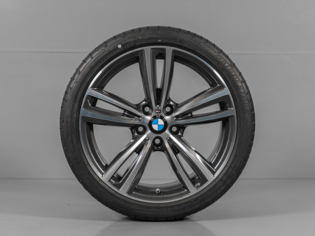 BMW SERIES 3 225/40 + 255/35 R19 5x120 ET36 + ET47 ORIGINÁLNÍ LETNÍ DVOUROZMĚRNÁ ALU SADA