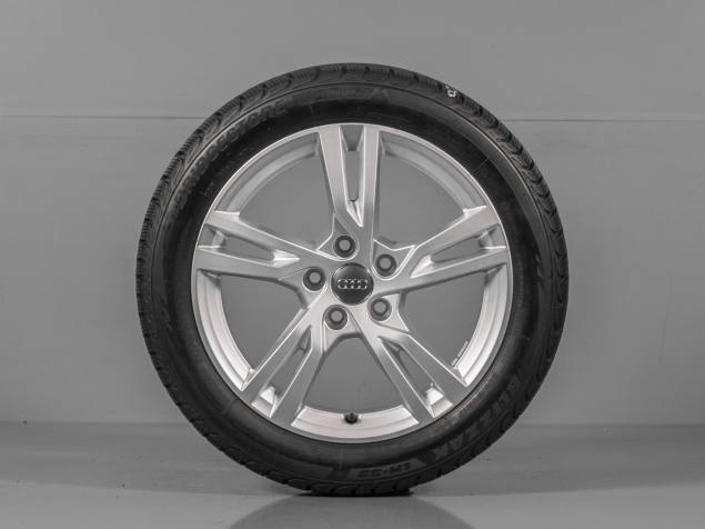 AUDI A3, S3 8V, 8V0601025DK, 205/50 R17 5x112, ORIGIÁLNÍ ZIMNÍ ALU SADA