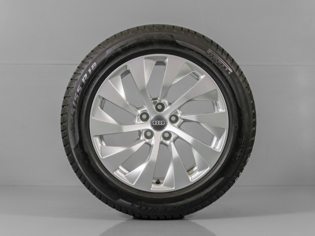 AUDI A7, 4K8601025A, 225/55 R18 5x112, ORIGINÁLNÍ DEMO ZIMNÍ ALU SADA