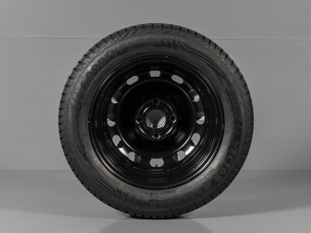 FORD FIESTA, H1BC-1015-AA, 195/60 R15, 4x108, SENZORY, ORIGINÁLNÍ OCELOVÁ CELOROČNÍ SADA