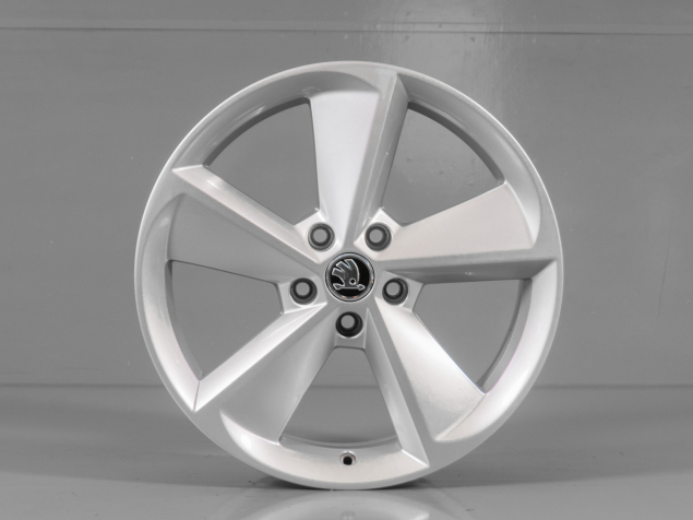 ŠKODA OCTAVIA III 7,5x18 5x112 ET51 5E0601025AC ORIGINÁLNÍ ALU KOLA POUŽITÁ
