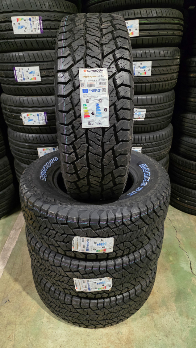 NOVÉ CELOROČNÍ OFFROAD PNEUMATIKY HANKOOK DYNAPRO AT2 LT 265/70 R16 EAN: 8808563441078