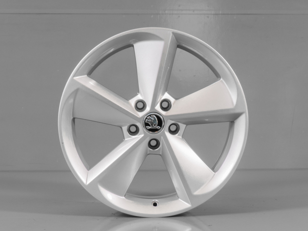 ŠKODA OCTAVIA III 7,5x18 5x112 ET51 5E0601025AC ORIGINÁLNÍ ALU KOLA POUŽITÁ