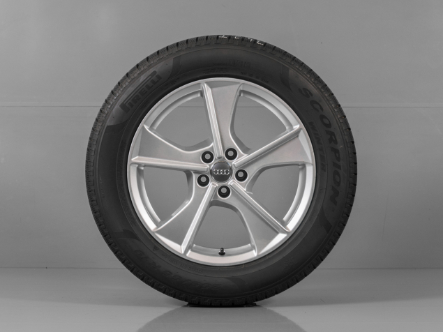 AUDI Q7 4M, 4M0601025L, 255/55 R19, 5x112, NOVÁ ORIGINÁLNÍ ZIMNÍ ALU SADA
